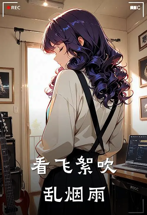 看飞絮吹乱烟雨